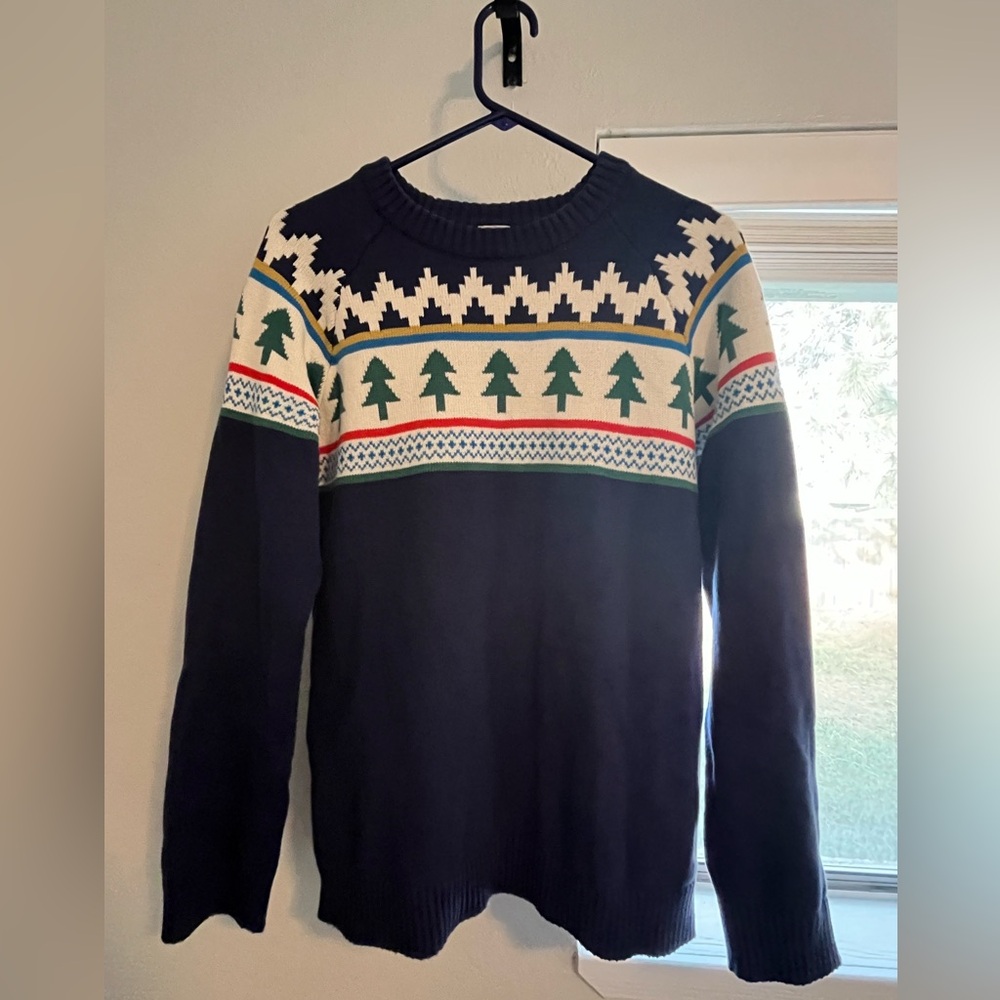Navy Blue Holiday Sweater